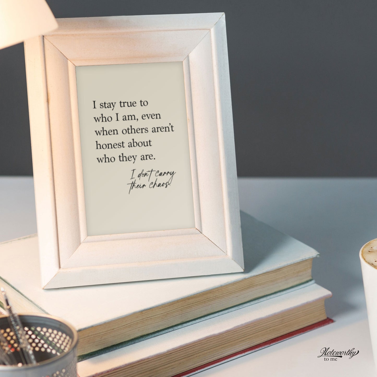 Affirmation Print | Don’t Carry Their Chaos